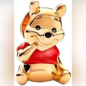 Winnie the Pooh S925 Silver Charm for Bracelet/Necklace